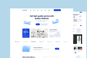 10 Figma Medical Webpage Design Set, a Landing Page Template by Graphicuss (Thumbnail 9 of 10)