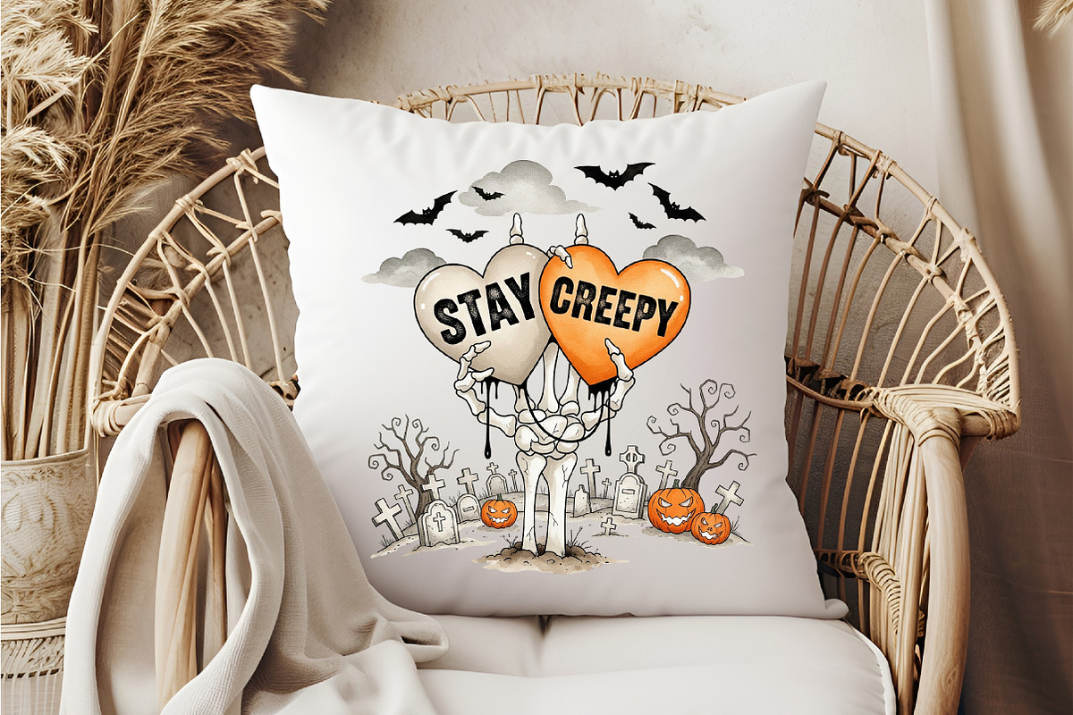 Stay Creepy PNG, Heart Halloween PNG, an Icon by DreamCafeArt (Photo 6 of 7)