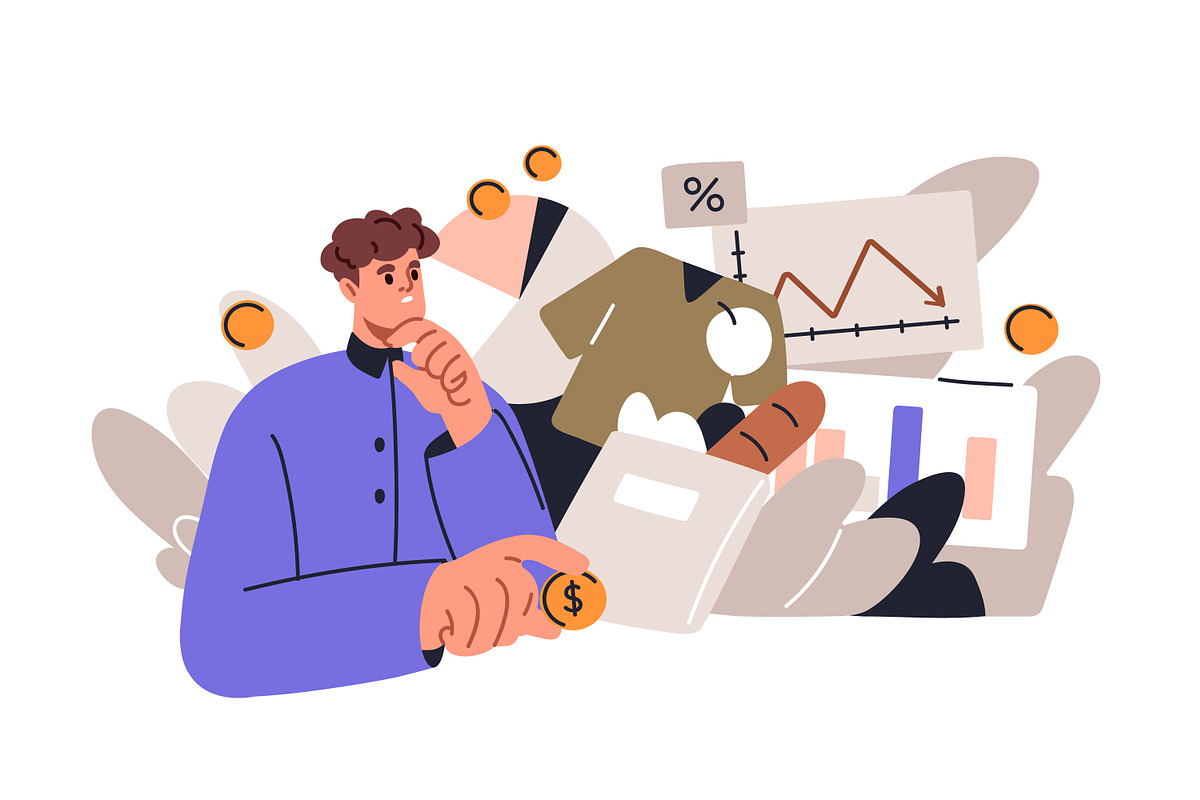People and money. Financial literacy, a Finance Illustration by Good Studio