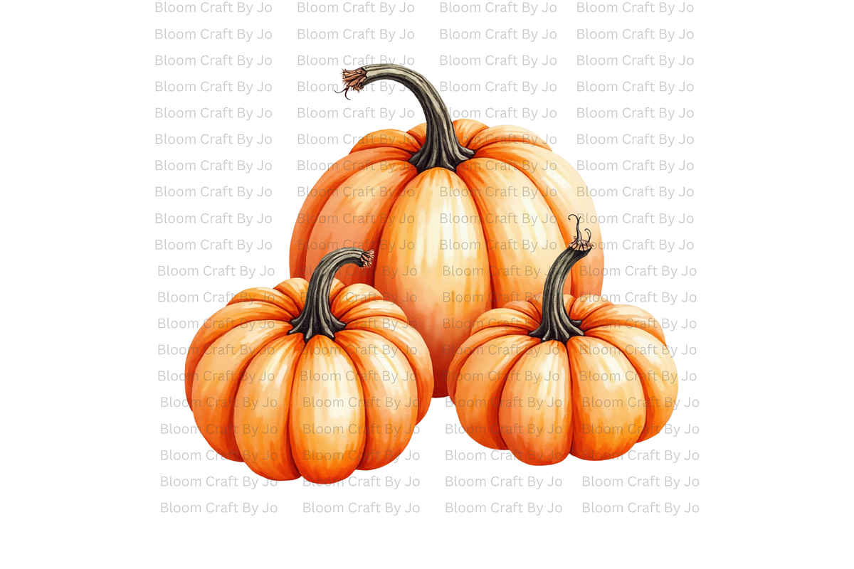 Dusty Orange Pumpkins, a Decorative Illustration by Bloom Craft Creations (Photo 8 of 12)