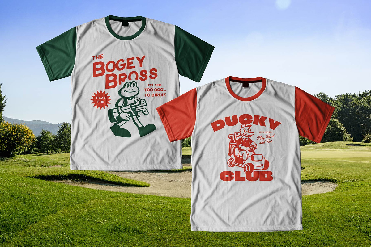Mascot Golf Graphic, a Sport Illustration by Skilline Supply Co. (Photo 12 of 13)