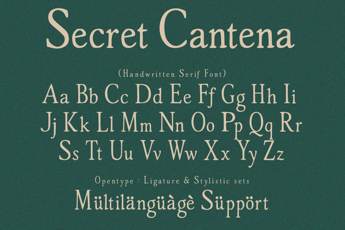 Secret Cantena – Handwriting Font, a Handwritten Font by Struggle Studio (Photo 10 of 11)