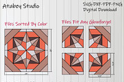 Laser Cut Geometric Star Design 307, a Graphic by AtacanDigital (Thumbnail 3 of 4)