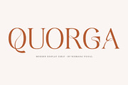 Quorga - Modern Serif, a Serif Font by Nirmana Visual (Thumbnail 1 of 6)