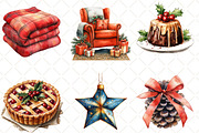 Cozy Christmas Sublimation Designs, an Illustration by Black Bird Studio (Thumbnail 2 of 6)