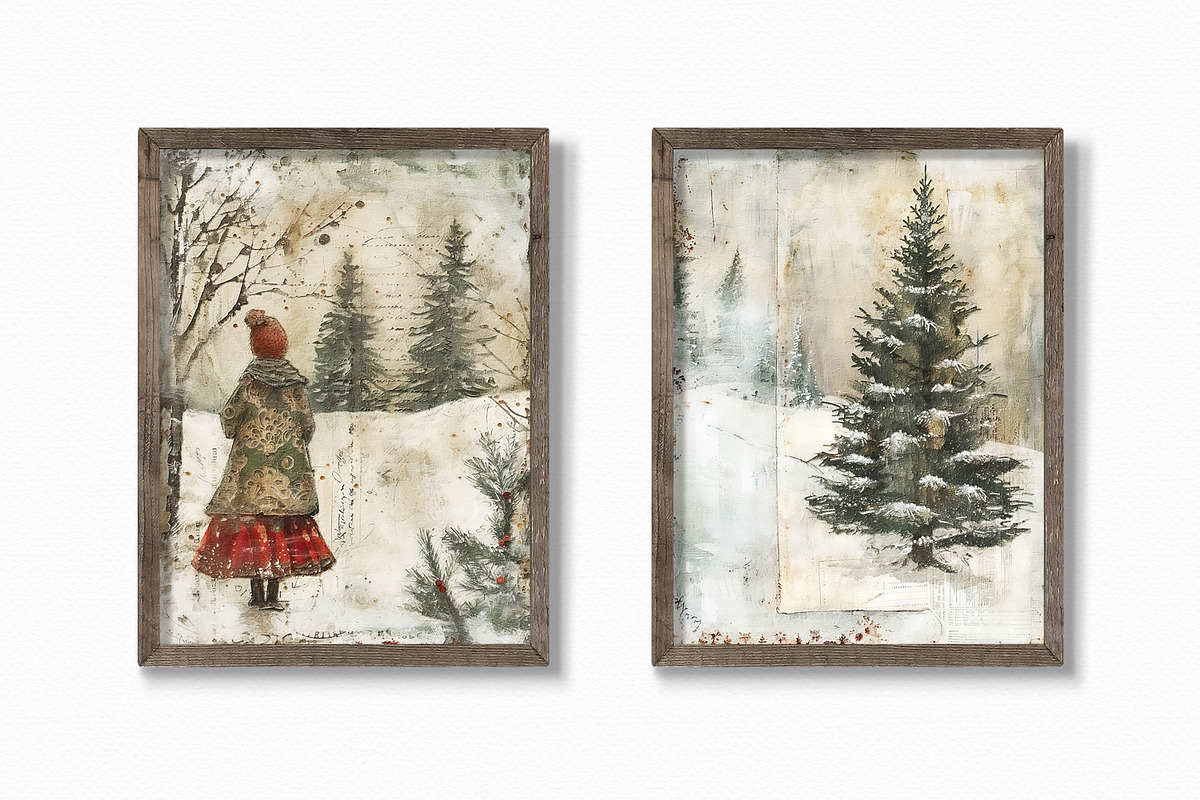 Christmas Collages, a Decorative Illustration by rileyBgraphics (Photo 4 of 6)