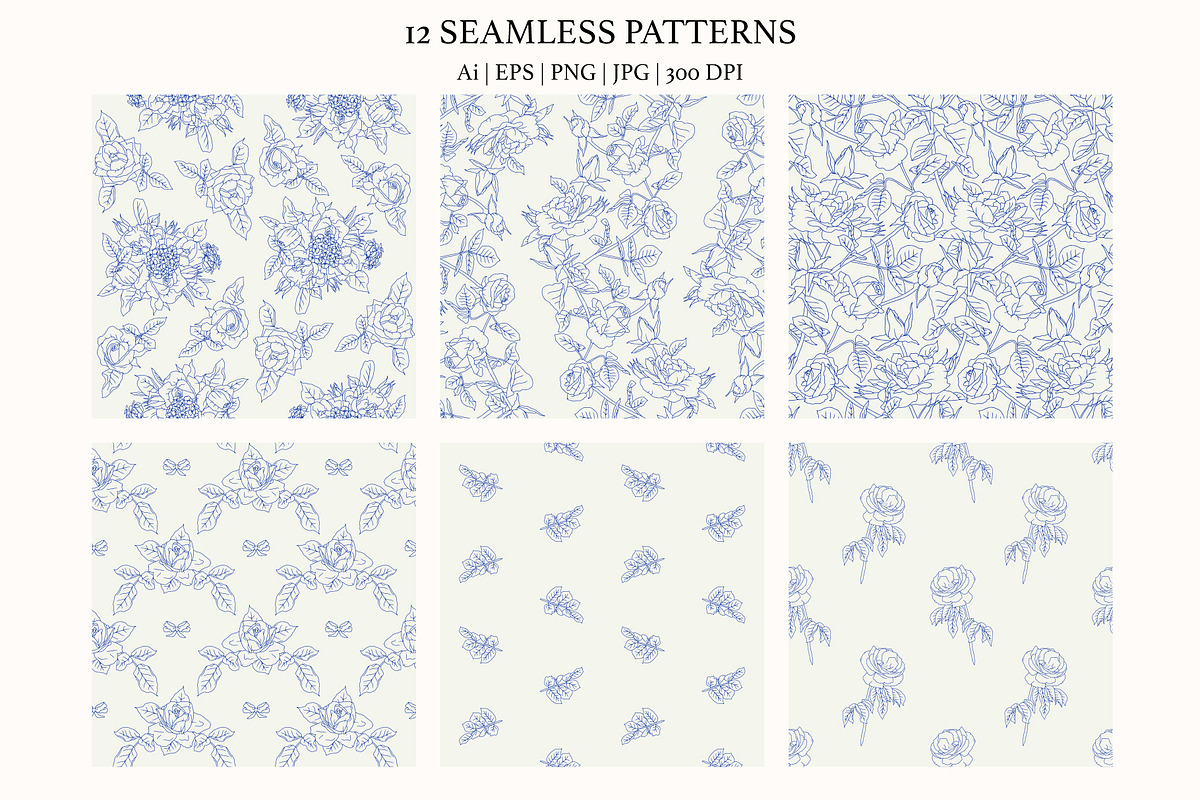 Roses & Bows Botanical Bundle, an Object Graphic by Rose Design (Photo 3 of 11)