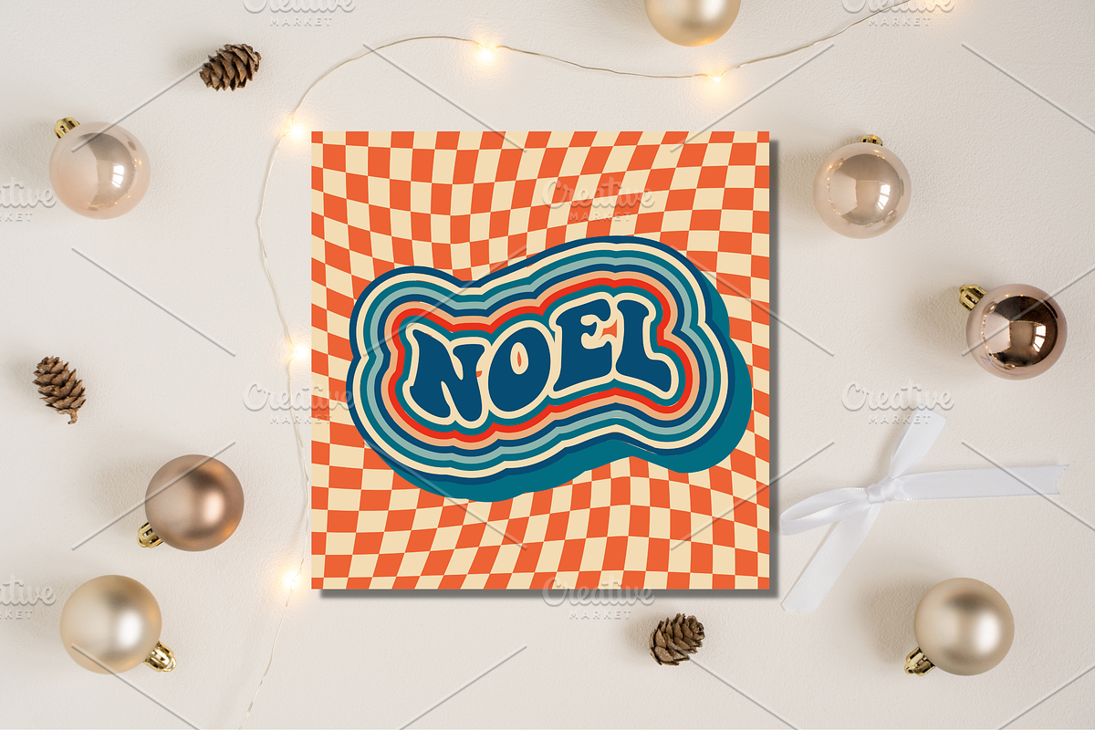 Retro Christmas Greeting Cards, a Decorative Illustration by Art's and patterns (Photo 12 of 19)