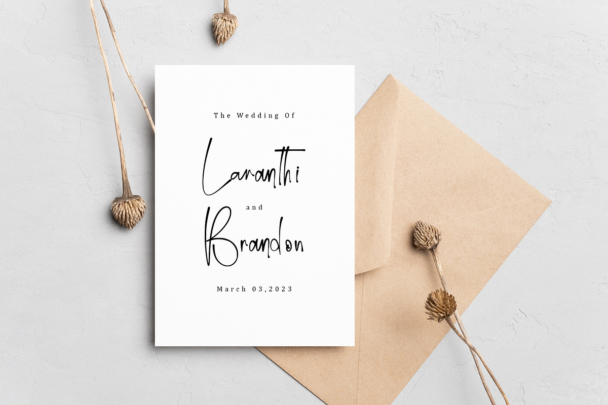 Script Land | Handwritten Font, a Handwritten Font by esamaradany (Photo 2 of 6)