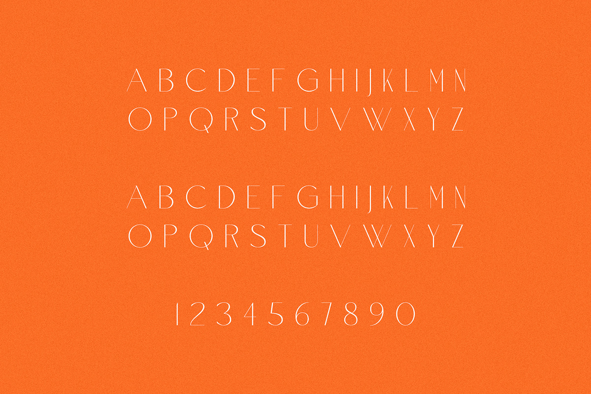 Ochra - Chic Trio Sans, a Sans Serif Font by Mikhail Fukurou (Photo 7 of 8)