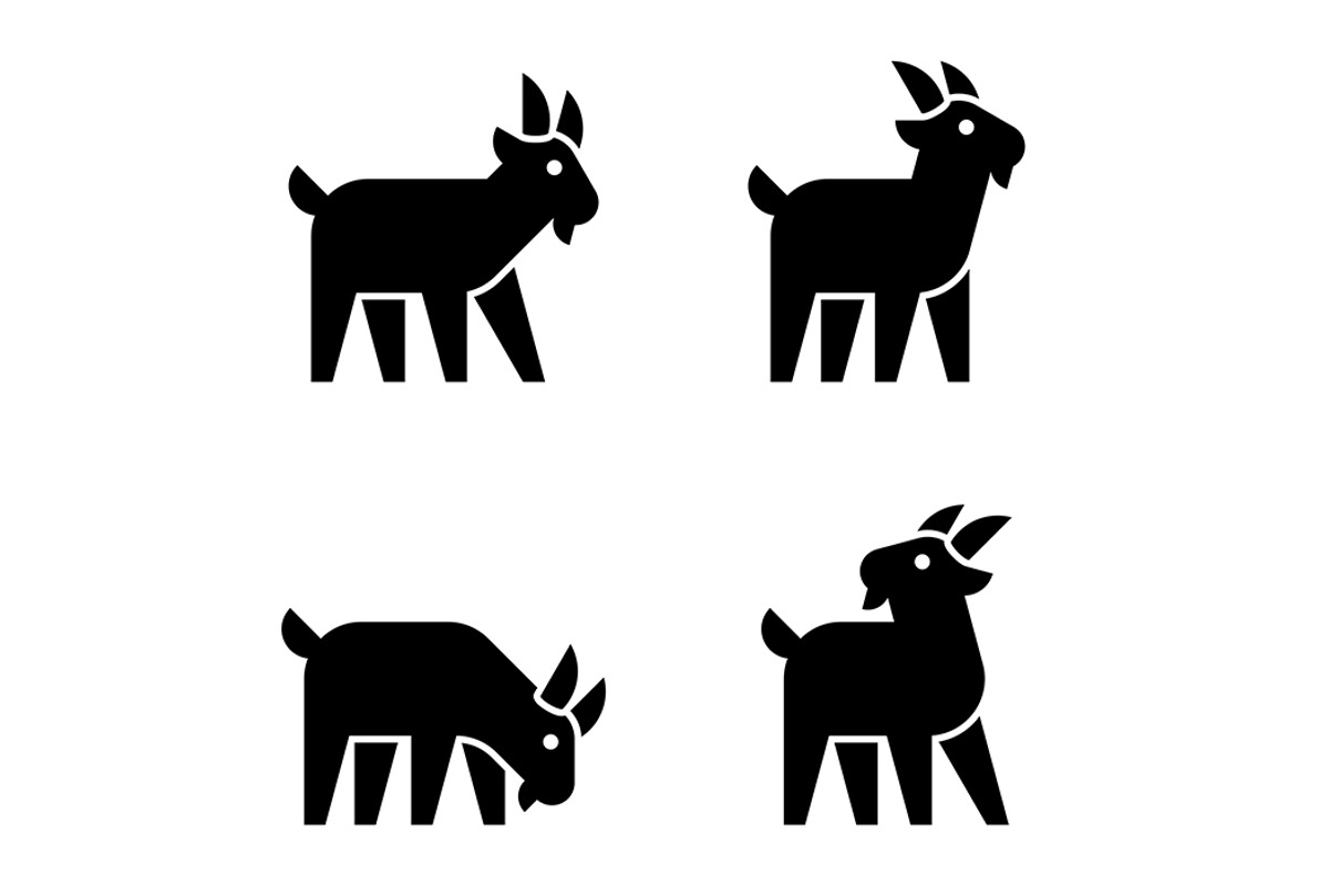 Goat Logo, a Graphic by NataliiaVolyk (Photo 4 of 6)