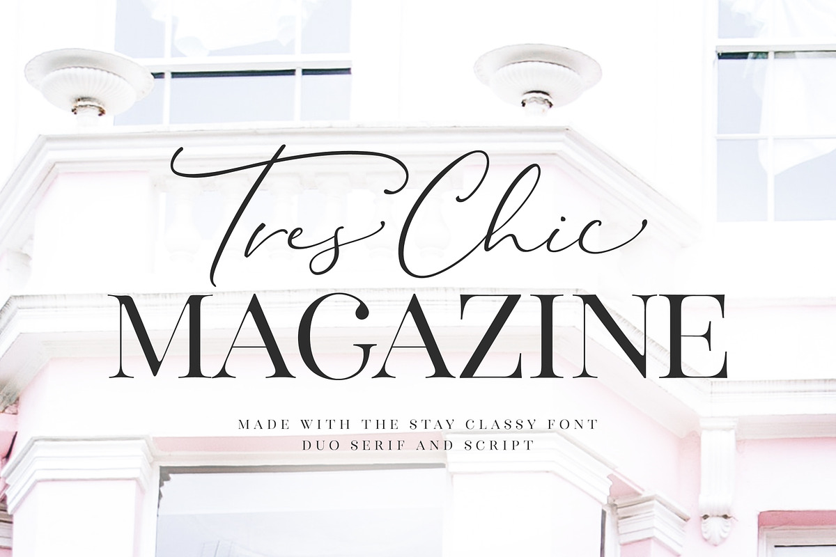 The Stay Classy Font Duo, a Serif Font by Nicky Laatz (Photo 32 of 36)