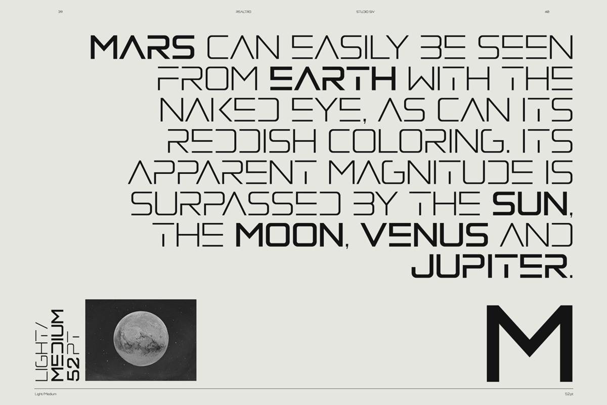 Realtro - Modern Font Family 8Styles, a Sans Serif Font by Studio Siv (Photo 7 of 12)