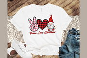 Peace Love Christmas PNG, an Illustration by Sublimation Artist (Thumbnail 3 of 9)