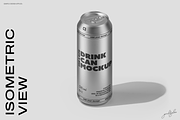 Drink Can Mockup - 500ml, a Packaging Mockup by Grid&Glow (Thumbnail 4 of 8)