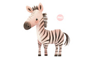 Cute Baby Zebra Animal, an Animal Illustration by ⋒DesignECShop⋒ (Thumbnail 3 of 3)