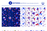 Freedom & Fireworks Celebration, a Seasonal Illustration by CreativeValuation (Thumbnail 5 of 12)