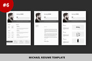 Resume Template Bundle - Vol 04, a Resume Template by Nina Shaw (Thumbnail 7 of 12)