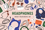 Music devices: headphones, earphones, a Technology Illustration by Good Studio (Thumbnail 1 of 3)