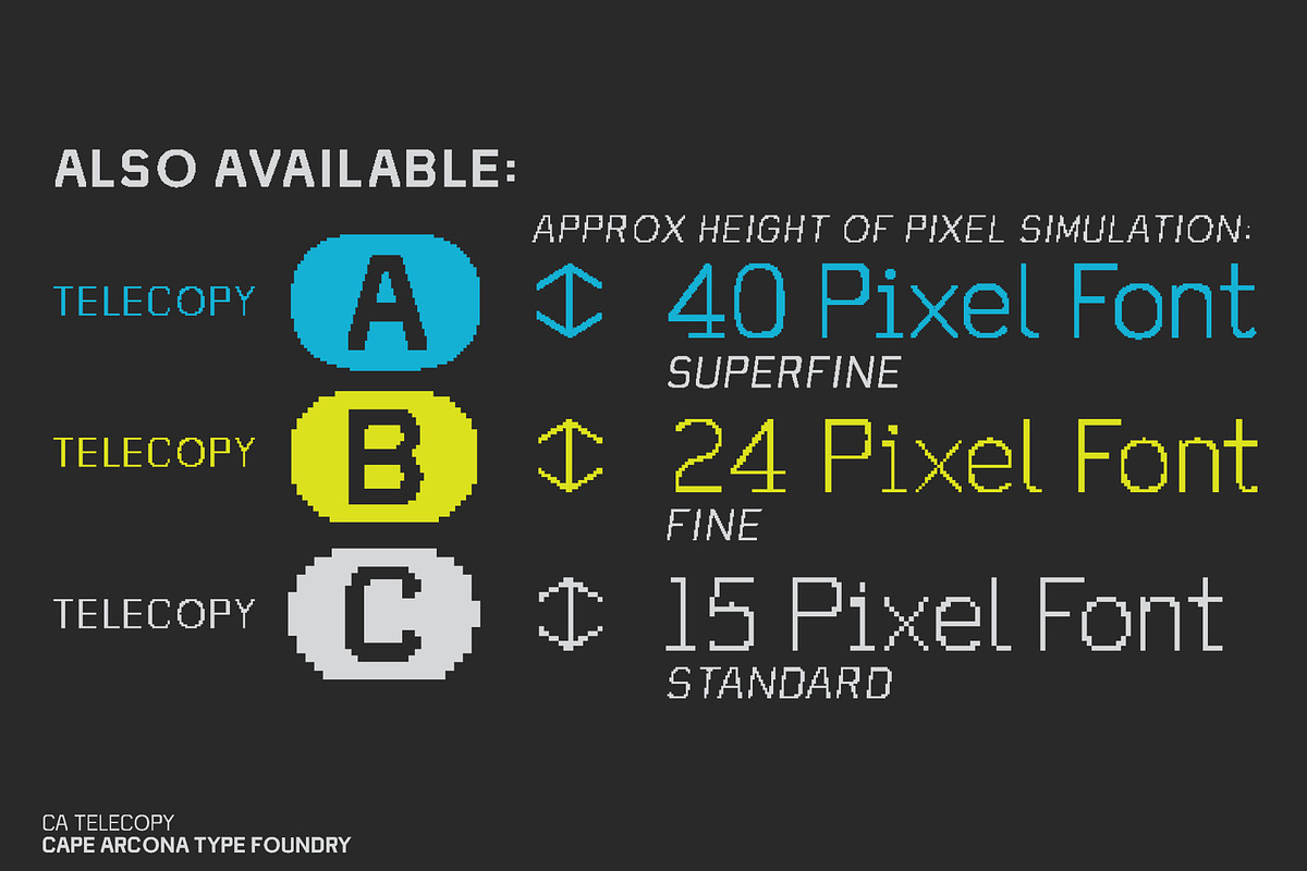 CA Telecopy B, a Sans Serif Font by Cape Arcona Type Foundry (Photo 9 of 15)