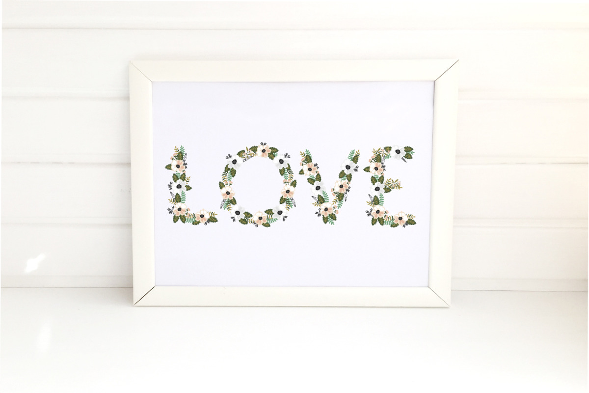 Floral Alphabet, a Decorative Illustration by lokko studio (Photo 3 of 4)