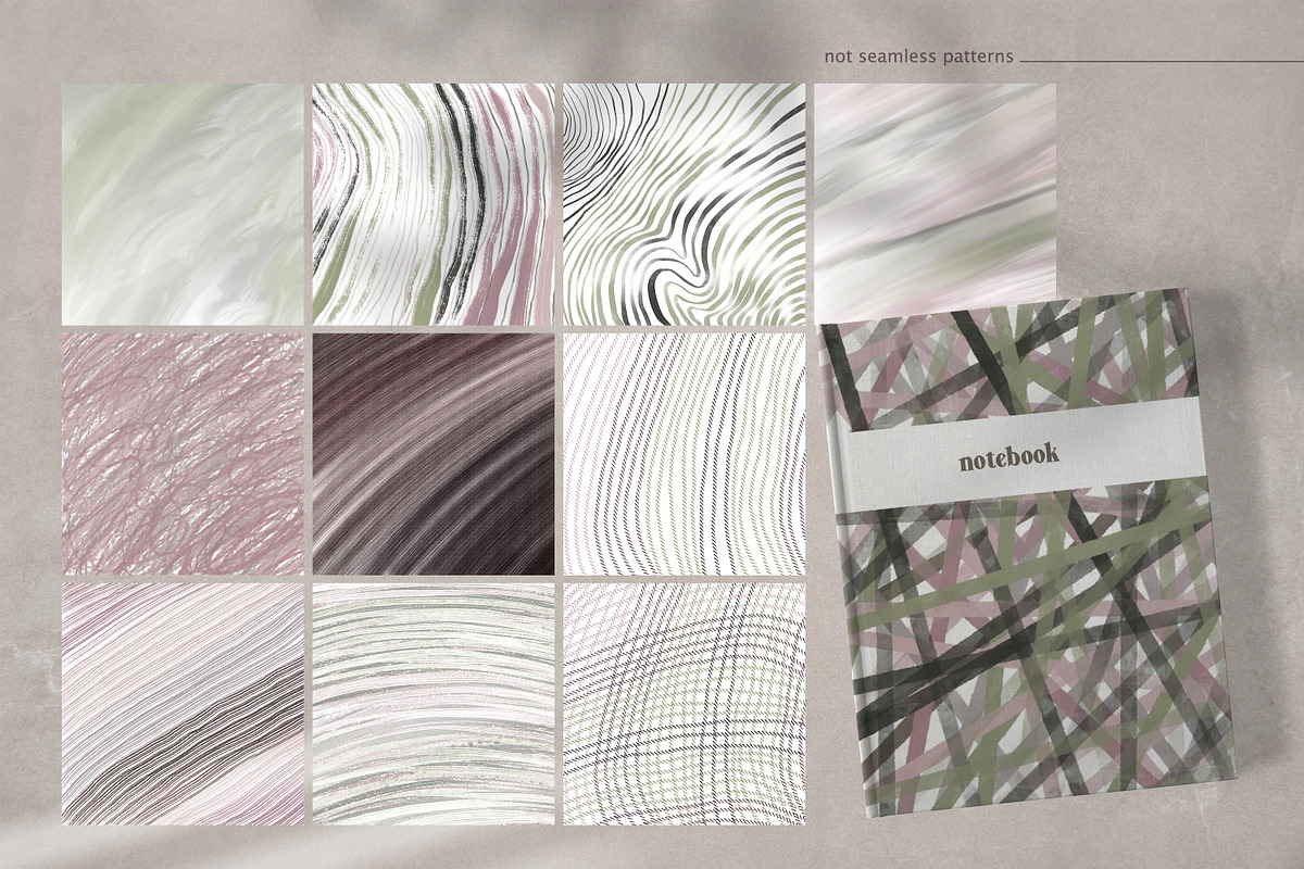 Abstract digital paper pack, a Texture Graphic by Tiana Geo (Photo 7 of 16)