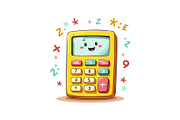 Calculator & Books Clipart Set, an Object Graphic by yasushie (Thumbnail 13 of 13)