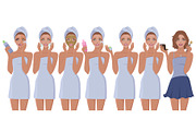Skin Care Rituals. Day&Night., a Healthcare Illustration by VioSilent (Thumbnail 3 of 9)