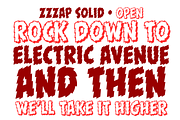 ZZZAP electric shock comicbook font, a Font by Comicraft Fonts (Thumbnail 2 of 4)