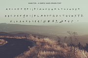 Hamilton | Hand Drawn Uppercase Font, a Serif Font by Graceful Market (Thumbnail 2 of 3)