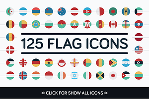 125 Flag Icons