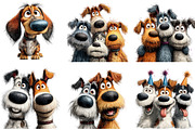 Whimsical Quirky Dogs Clipart, an Illustration by Sublimation Artist (Thumbnail 5 of 7)