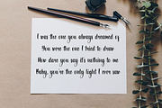 Flanela Monicha, a Script Font by Essentials Studio (Thumbnail 5 of 8)