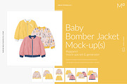 Baby Bomber Jacket Mock-ups Set, a Hoody Mockup by Mocca Mockups Store (Thumbnail 1 of 22)