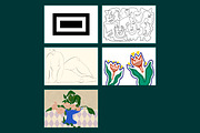 Ready made poster - Art print bundle, an Illustration by COMMERCIAL COLLECTIVE (Thumbnail 2 of 7)