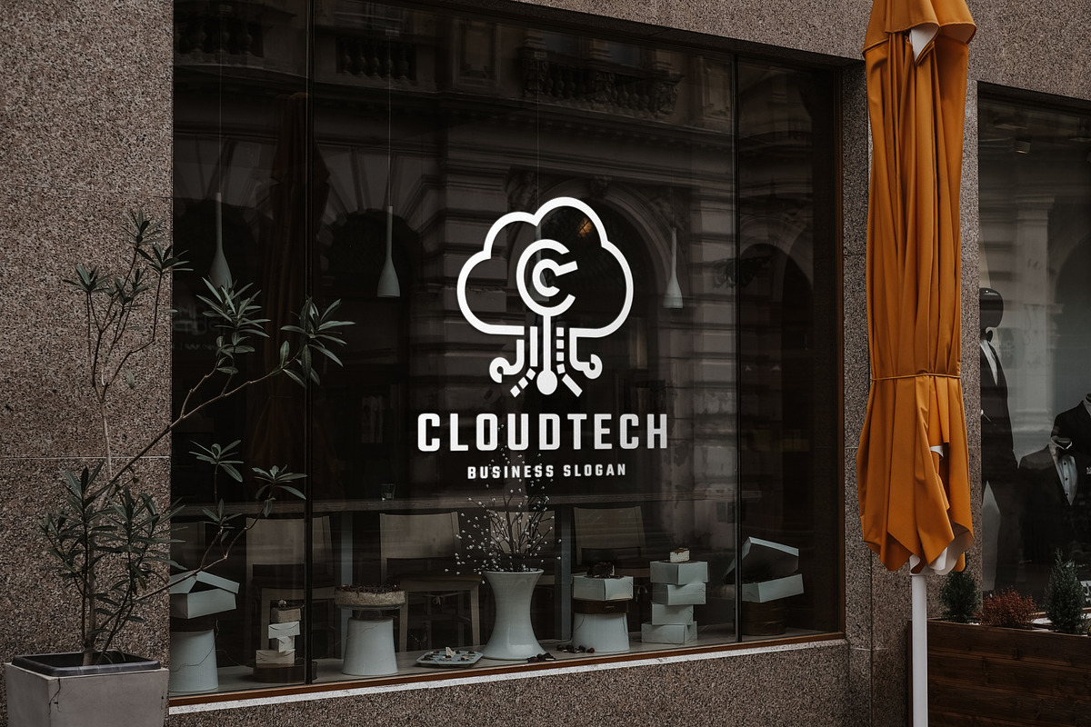 Data Cloud Tech Logo, a Branding & Logo Template by Design_Planet (Photo 7 of 7)