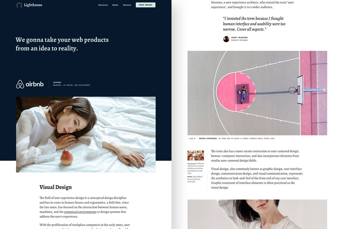 Agency / Portfolio Website Template, a Websites & App Template by Nice, Very Nice (Photo 5 of 7)