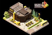 Vector isometric world map elements, an Object Illustration by tele52 (Thumbnail 17 of 39)