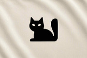 Black Cat Silhouette Vector, an Animal Illustration by Vectorium Studio (Thumbnail 3 of 4)