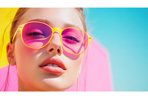Young Caucasian woman wears pink, a Beauty & Fashion Photo by Lermont51