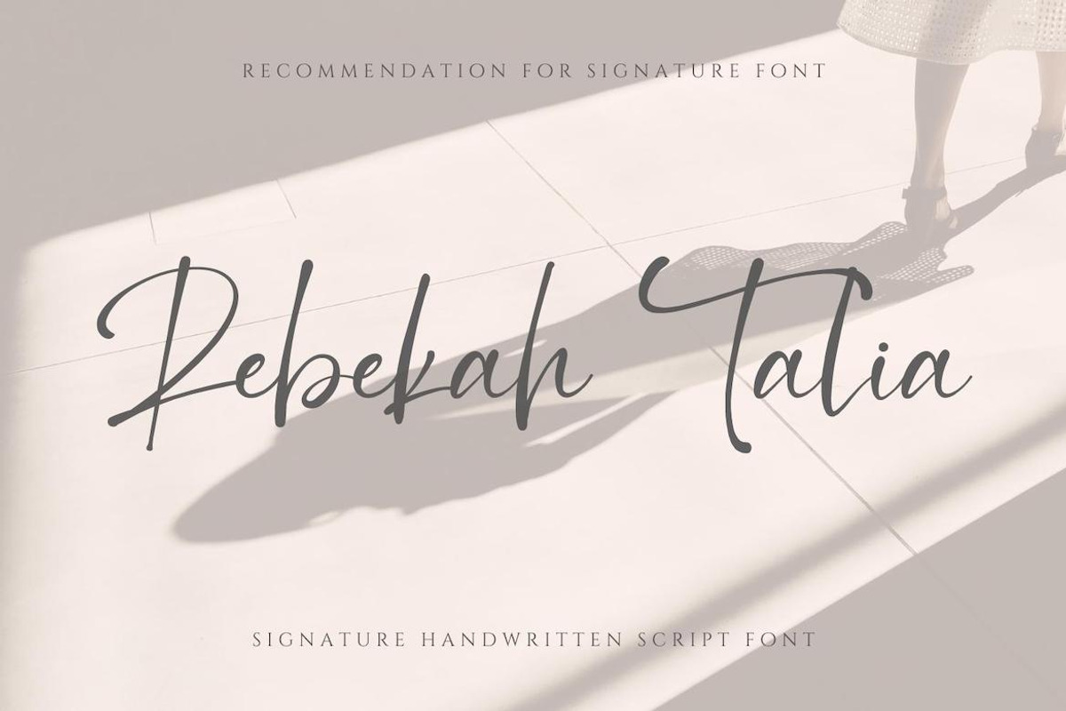 Merillyne Signature - Natural Script, a Handwritten Font by CreateBigSupply (Photo 5 of 9)