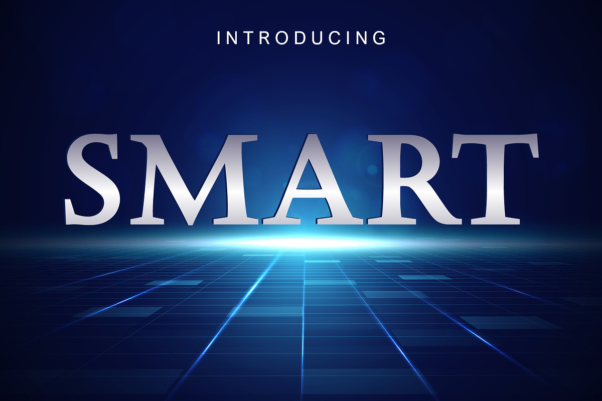 Smart Fonts, a Serif Font by Fox7 By Rattana (Photo 1 of 7)