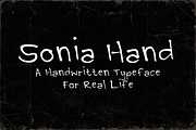 Sonia Hand - Human Handwritten Font, a Handwritten Font by Aurum Creative (Thumbnail 1 of 6)