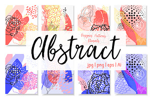 Abstract floral collection
