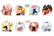 Flat People Concept Illustrations, a Finance Illustration by alexdndz (Thumbnail 6 of 14)