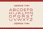 Cedros Typeface, a Sans Serif Font by NienowBrand (Thumbnail 3 of 5)