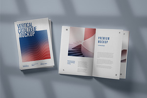 Vertical Catalog, Magazine Mockup