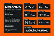 Nemona Font Family, a Sans Serif Font by Asenbayu (Thumbnail 15 of 15)