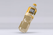 Sunflower Oil Bottle Mock-Up, an Advertising Mockup by Xtrahive (Thumbnail 2 of 2)