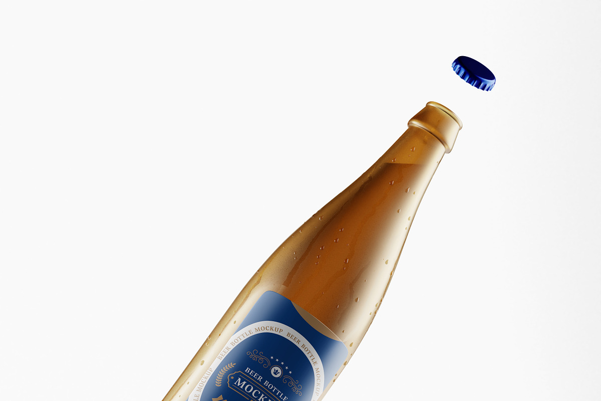 Realistic Beer Bottle Mock-up, a Print Template by Propex (Photo 5 of 19)
